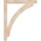 Ekena Millwork Thorton Craftsman Smooth Bracket, Douglas Fir, 3 1/2"W x 36"D x 44"H BKT04X36X44THR04SDF - alternate 3